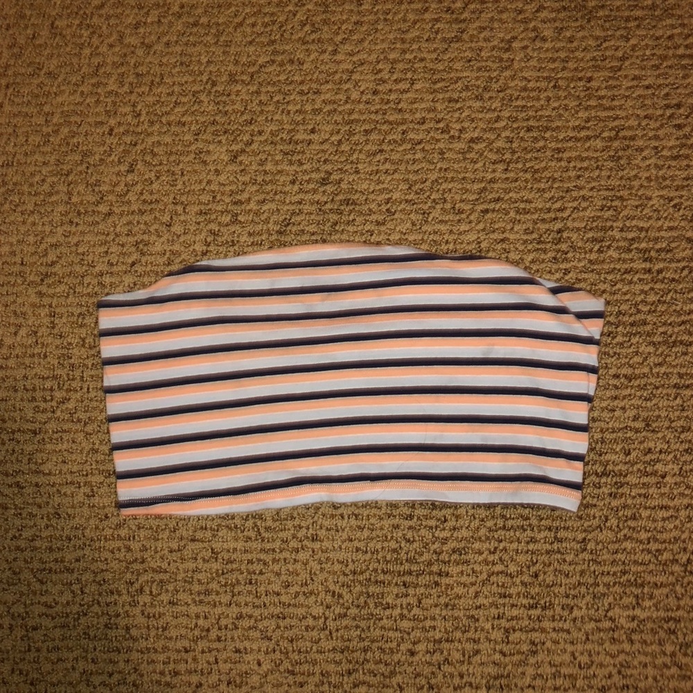 Stripped Tube Top